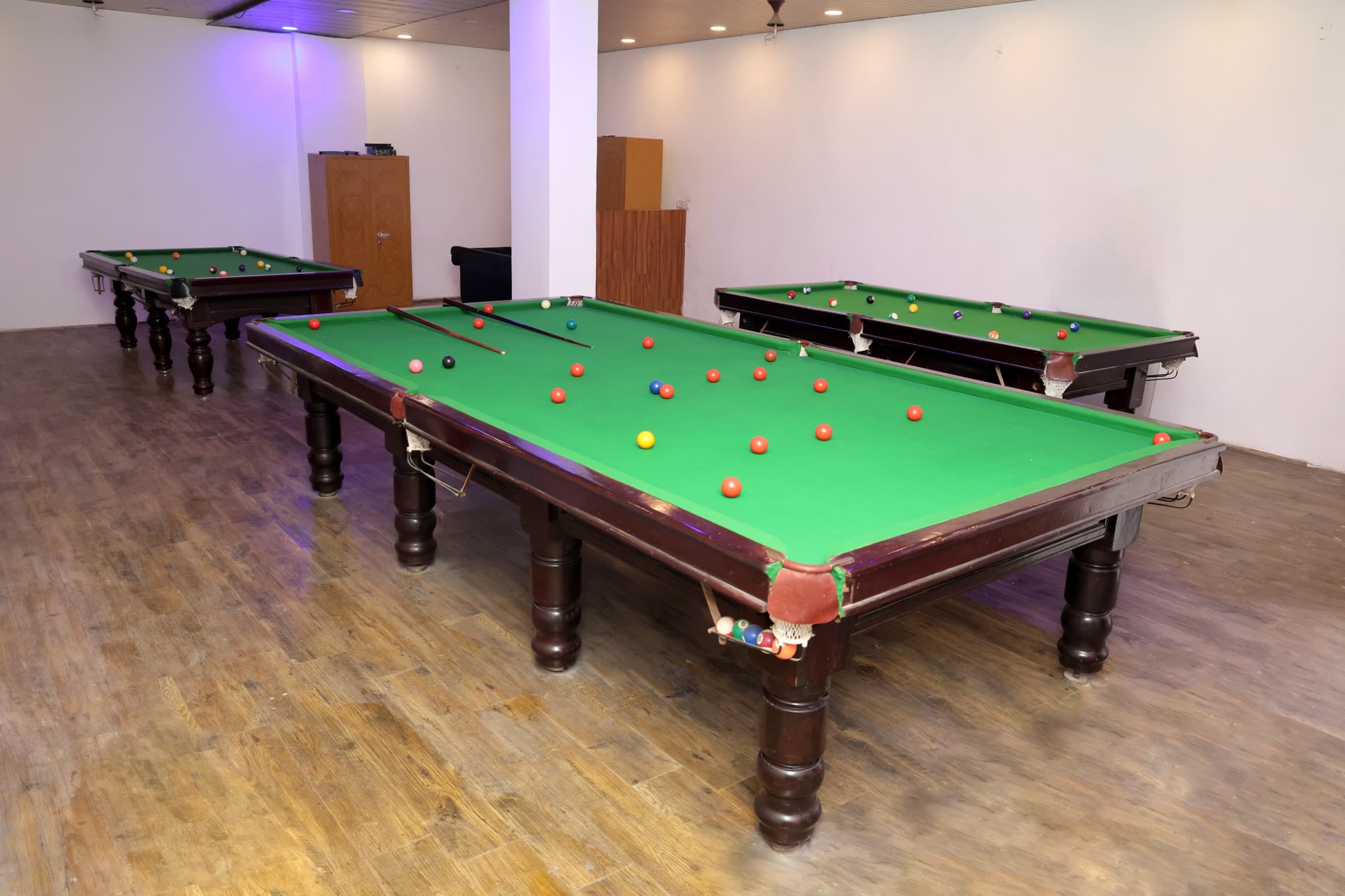Pool tables at Vedanta PG